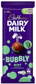 Dairy Milk Bubbly Mint Block by Cadbury - 160g