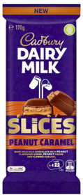 Dairy Milk Peanut Caramel Slices Block Cadbury - 170g
