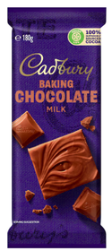 Baking Milk Chocolate Block by Cadbury - 180g