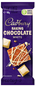 Baking White Chocolate Bock by Cadbury - 180g
