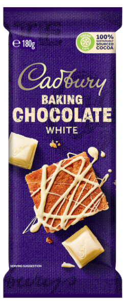 Baking White Chocolate Bock by Cadbury - 180g