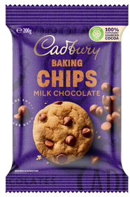 Baking Milk Chocolate Chips by Cadbury - 200g