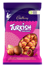Turkish Delight Easter Eggs by Cadbury - 117g