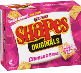 Shapes Cheese & Bacon Arnott's 180g