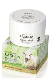 Lanolin Night Creme With Royal Jelly & Manuka Honey - Wild Ferns - 100ml