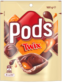 Pods Twix Chocolate Snack by MARS Chocolate Australia - 160g