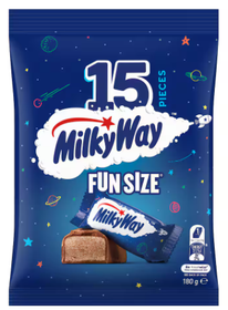 MilkyWay Fun Size Pack of 15 Pieces by MARS Chocolate Australia - 180g