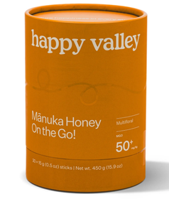 Multifloral Manuka MGO 50+ Manuka Honey On-the-Go - Happy Valley - 15g x 30 sachets
