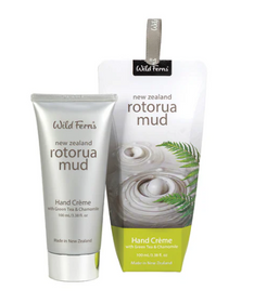 Rotorua Mud Hand Creme With Green Tea & Chamomile - Wild Ferns - 100ml