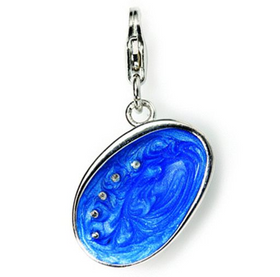 Paua Shell Sterling Silver Charm - ZALA