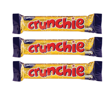 Crunchie Chocolate Bar - Cadbury - (Pack of 3) 50g x 3