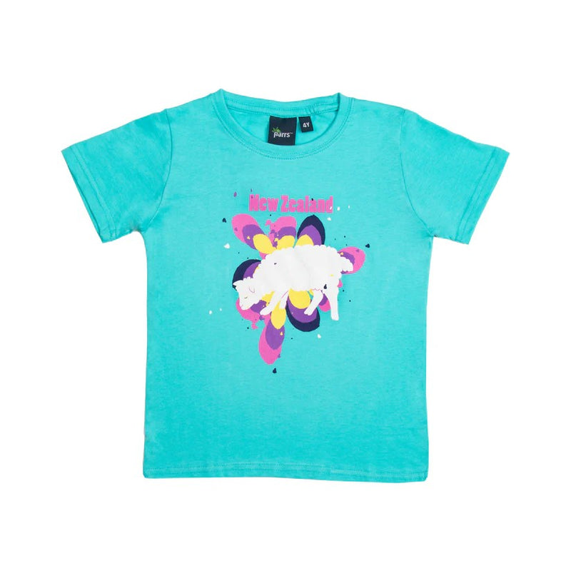 Paintball Sheep Aqua Blue T-Shirt - Parrs