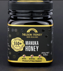 Manuka Honey (550+)/UMF15+ Multifloral 250g - Nelson Honey