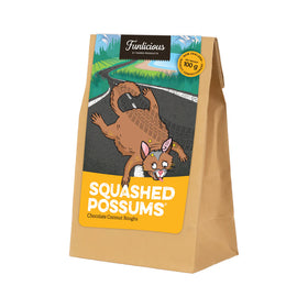 Squashed Possums Chocolate Coconut Rough -Parrs - 100g