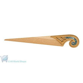 Wooden Letter Opener - Paua Koru Design - Aeon Giftware