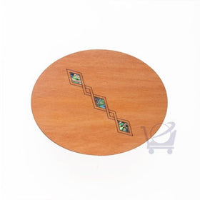 Oval Box With Paua - Amazin Wood