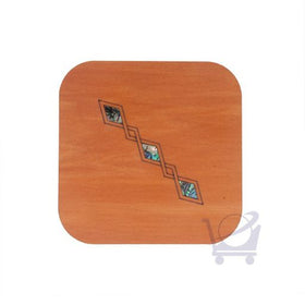 Square Box With Paua - Amazin Wood