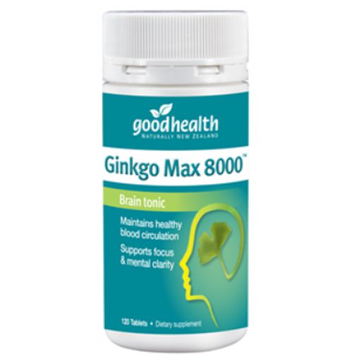 Ginkgo Max Brain Tonic - Good Health - 120tabs 