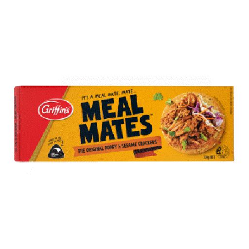 Meal Mates The Original Poppy & Sesame Crackers - Griffin's - 230g