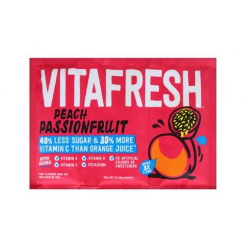 Peach Passionfruit Drink Sachet - Vitafresh - 150g (3 packets)