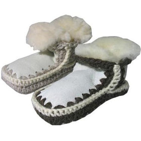 Traditional Knitted Child Boots - Kiwi Kraft