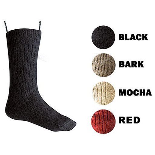 Possum Merino Rib Socks - McDonald New Zealand