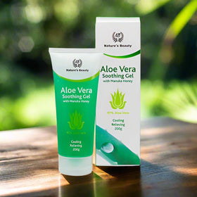 Aloe Vera Soothing Gel With Manuka Honey - Nature's Beauty - 200g