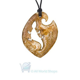 Tuatara Bone Carving #5 - Norman Clark