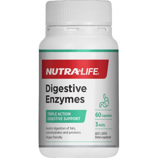 Digestive Enzymes - Nutra Life - 60caps