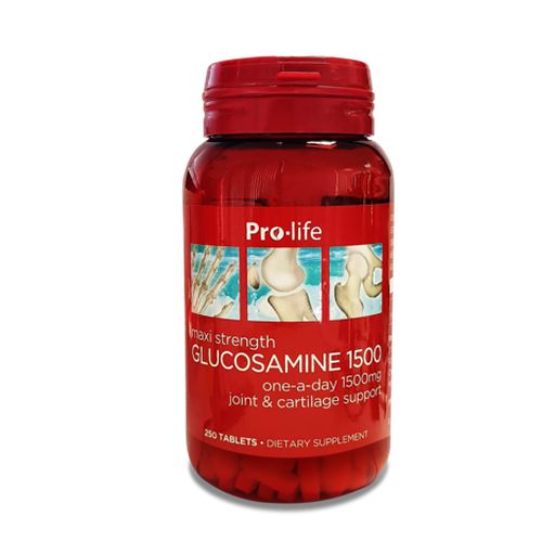 Maxi Strength Glucosamine 1500mg - Pro Life - 250tabs