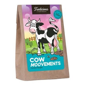 Funlicious Cow Moovements Coconut Rough Chocolate - Parrs - 110g