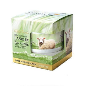 Lanolin Day Creme With Collagen & Placenta - Wild Ferns - 100ml