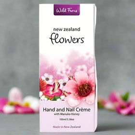 Flowers Hand & Nail Creme With Manuka Honey - Wild Ferns - 100ml