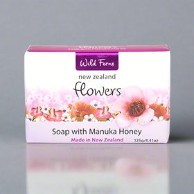 Flowers Soap With Manuka Honey - Wild Ferns - 125g