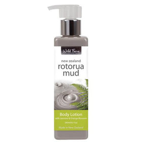 Rotorua Mud Body Lotion With Jasmine & Orange Blossom - Wild Ferns - 230ml