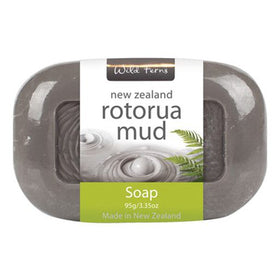 Rotorua Mud Soap - Wild Ferns - 95g