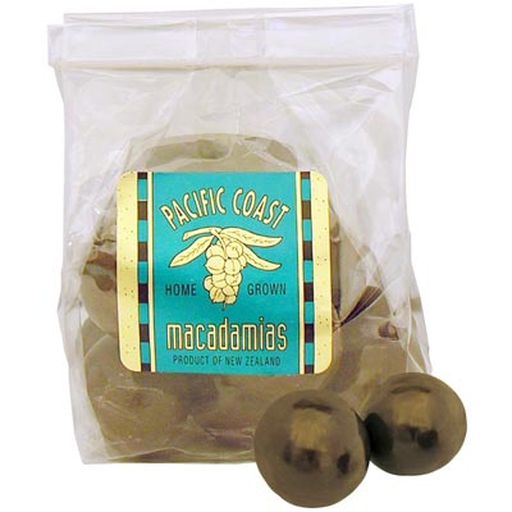 Macadamia Nuts Covered With Dark Chocolate - Pacific Coast - 140g