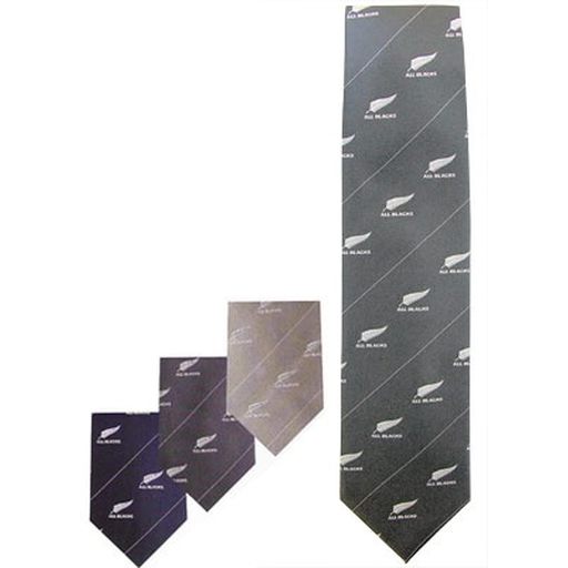 All Blacks Silver Fern Tie - Great New Zealand Gift - Sander Tie
