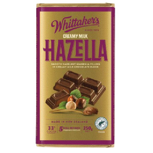 Hazella Creamy Milk Chocolate - Whittaker's - 250g