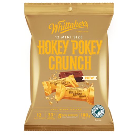 Hokey Pokey Crunch Mini Size 12 - Whittaker's - 180g