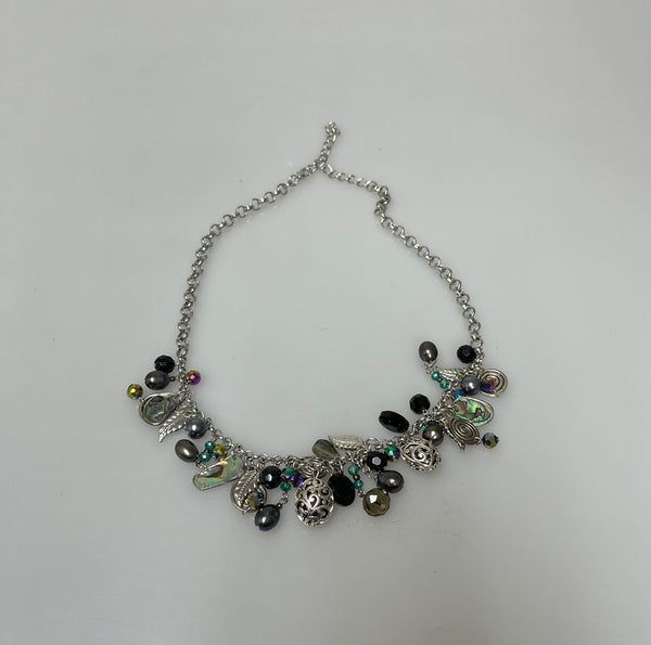 Paua Beaded Sparkle Necklace - Hint of New Zealand