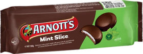 Mint Slice Chocolate Biscuits coated in real Dark Chocolate By Arnott's - 200g