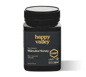 New Zealand Active/UMF 15+ Manuka Honey - Happy Valley - 500g