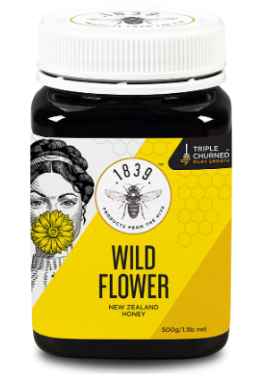 1839 Wild Flower Honey - NZ Healthy Naturally - 500g