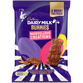 Dairy Milk Marvellous Creations Bunnies Share Pack of 6 by Cadbury 198g