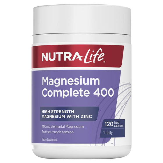 Magnesium Complete 400 - Nutra Life - 120caps