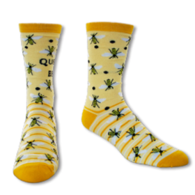 Queen Bee Crew Socks M-L - The Derek Corp Ltd