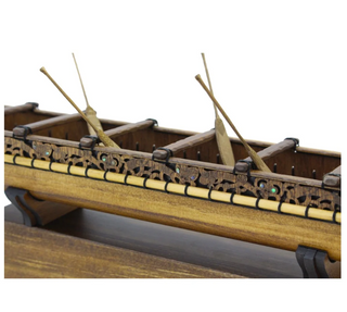 Maori War Canoe Wooden Model - Large - Aeon Giftware