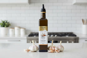 Olive Oil Extra Virgin Garlic Infused - Cobram Estate Garlic infused 250ml