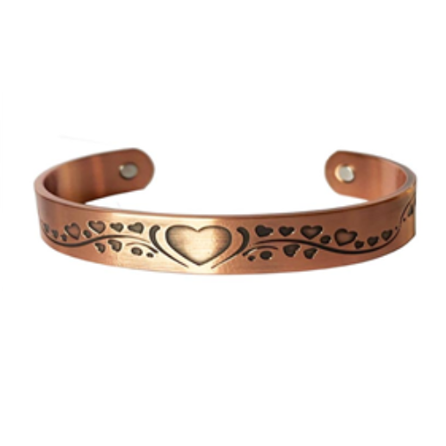Copper Bracelet - Heart Design – NZ Dimensionz